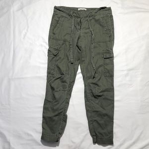 Loft Green Cargo Pants